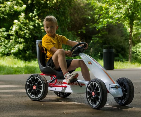 Abarth White pedal gokart