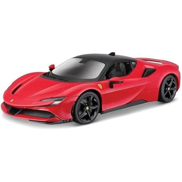 Bilmodellsats - BBURAGO - Ferrari R&amp;p Sf90 - Röd - 14 år - Exteriör