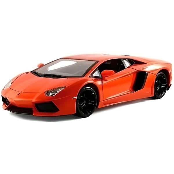 Miniatyrbil - BBURAGO - Lamborghini Aventador LP 700 - Orange - 1/18:e