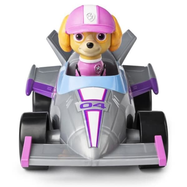 Paw Patrol interaktivt racingfordon + READY RACE RESCUE Stella statyett - Paw Patrol