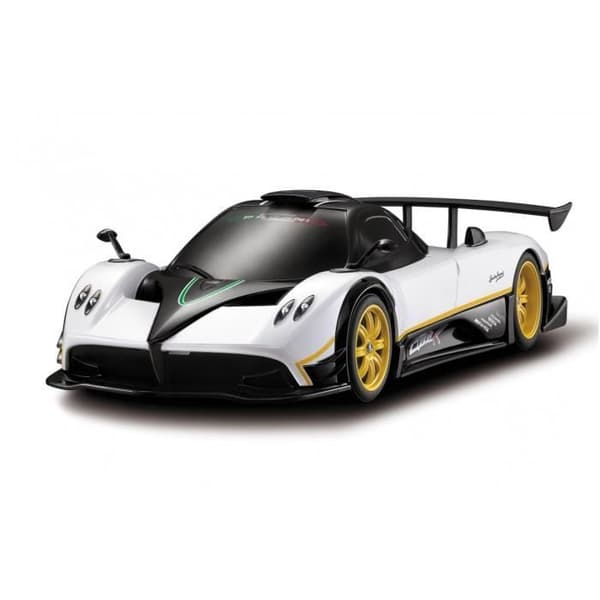 Radiostyrd leksak - RASTAR - Pagani Zonda R - Vit - Detaljerad inredning - Skala 1:24