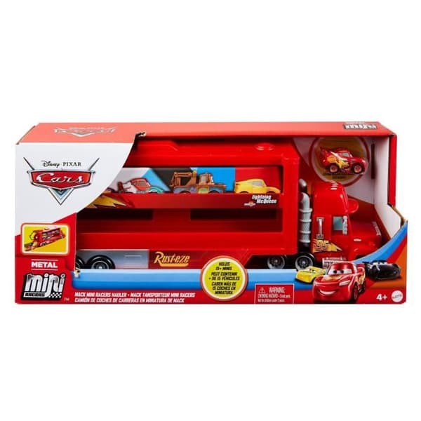 Mack Mini Transporter Fordon - Bilar - MATTEL - Röd - Transportkapacitet 18 fordon