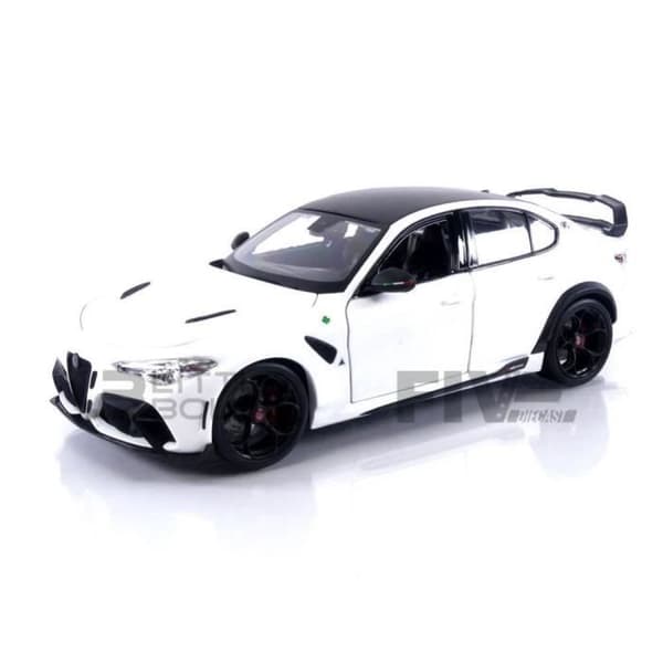 Samlarbil i miniatyr - BBURAGO - ALFA-ROMEO Giulia GTAm - Skala 1/18 - Vit - 2020
