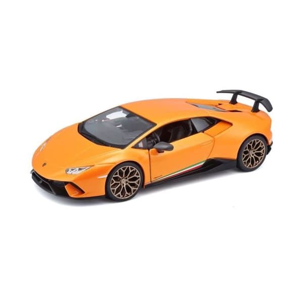 Miniatyrfordon - BBURAGO - 1/24 LAMBORGHINI Huracan Peformante - Orange - Interiör - 3 år och uppåt