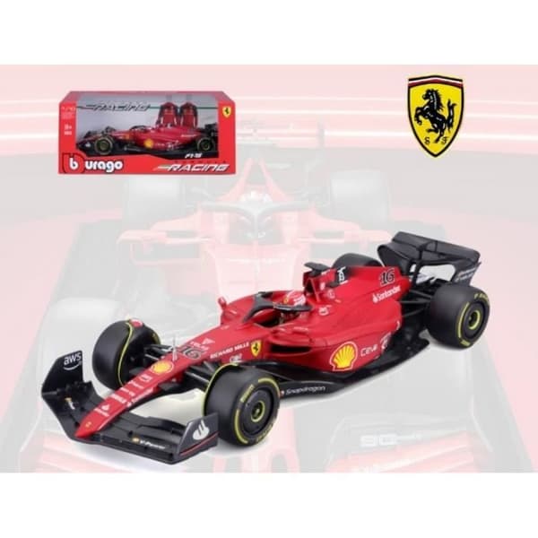 Monterade miniatyrer - Ferrari 2022 Leclerc 1/18 Burago