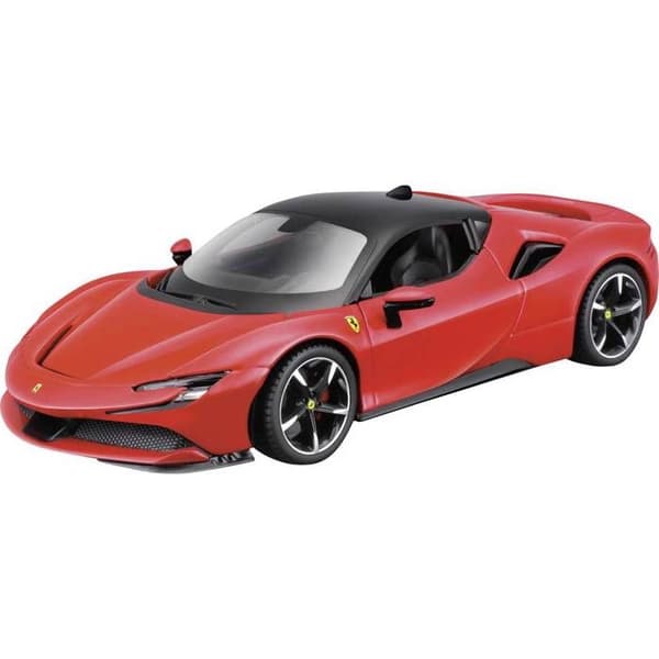 Monterade modeller - Ferrari SF90 Röd och svart 1/24 Burago