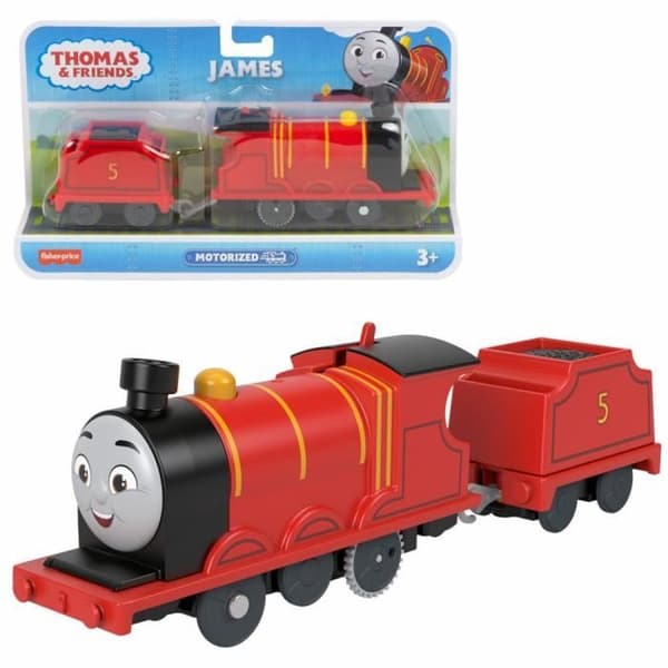 Leksak - MATTEL - James Lokomotiv - Röd - 2,5 cm - Batterier ingår ej