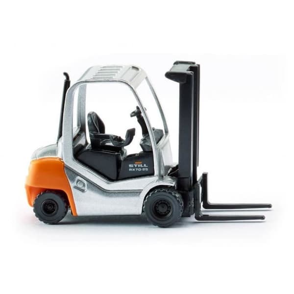 Miniatyrgaffeltruck - WIKING - Still RX 70-25 - 1:87 - Orange/Silver - Användning inomhus
