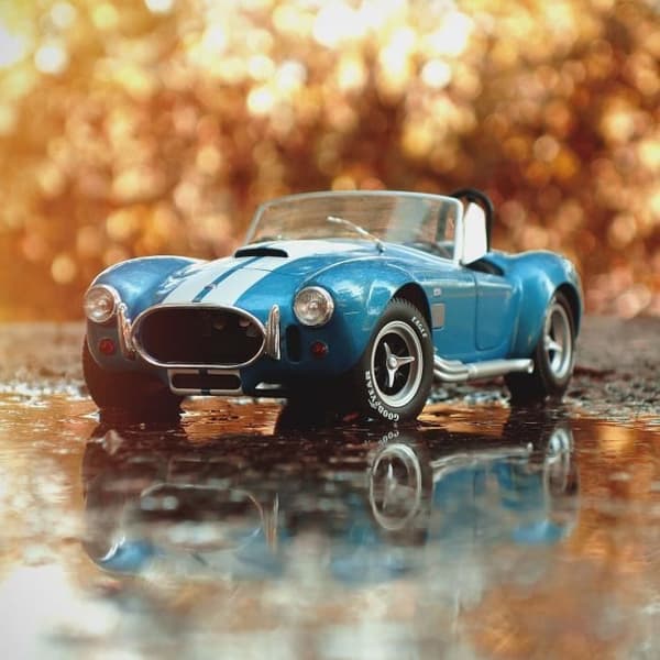 SOLIDO miniatyrbil - AC Cobra 427 Mkii Metallic 1965 - Blå