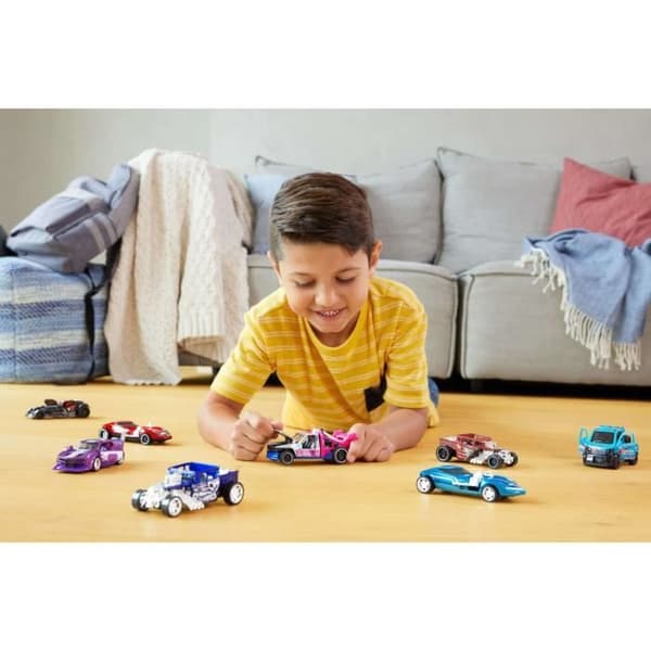 Hot Wheels®-2 Pull Back Vehicles-Set 1/43 skala HPR91