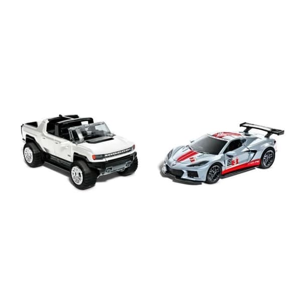Hot Wheels®-2 Pull Back Vehicles-Set 1/43 skala HPR91