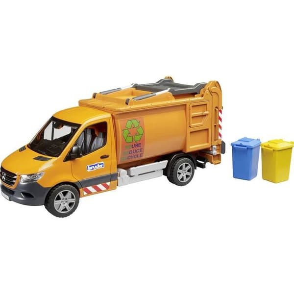 bruder Mercedes Benz kommunalt avfallshanteringssystem Sprinter Färdig modell Bruksbilsmodell
