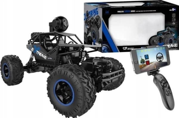 LeanToys R/C terrengbil med HD-kamera 1:16