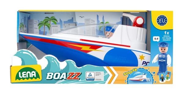 BOAZZ Polisbåt med pump 36 cm