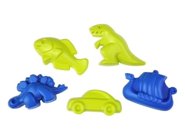 Happy Sand - Sandsæt med dinosaurer, 5 dele., net