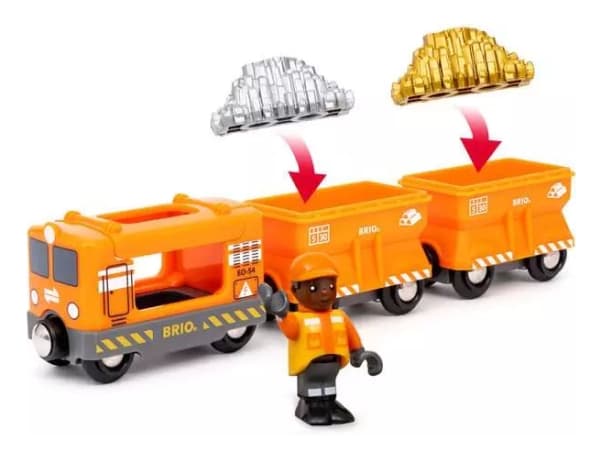 BRIO Cargo Train, Tog, 3 år, Flerfarget