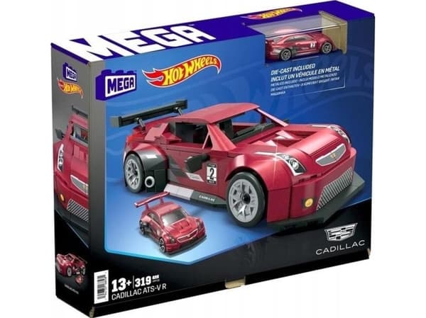 Mattel MEGA Hot Wheels Collector Cadillac ATS-VR Construction Toy (1:24 Scale)