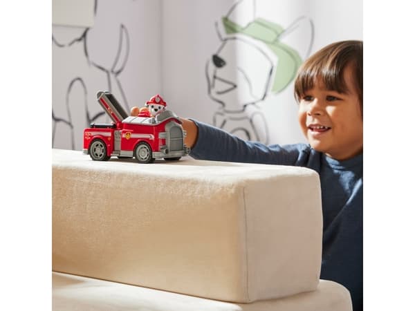 PAW Patrol PAW VHC Basic Vhc Sustainabl Marshal GML, Brandbil, PAW Patrol, 3 År, Plast, Grå, Röd