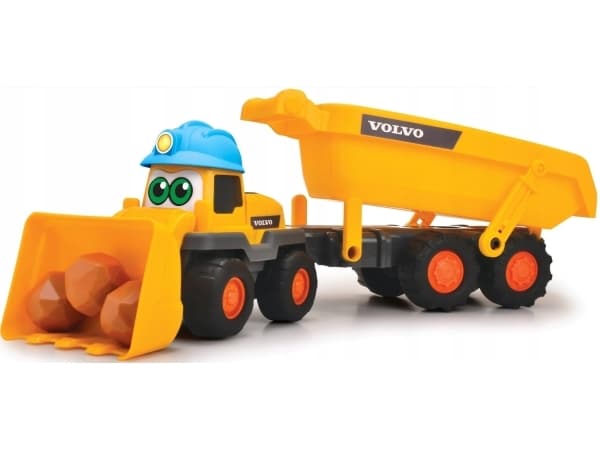 Dickie ABC Volvo-fordon med skallra 65 cm