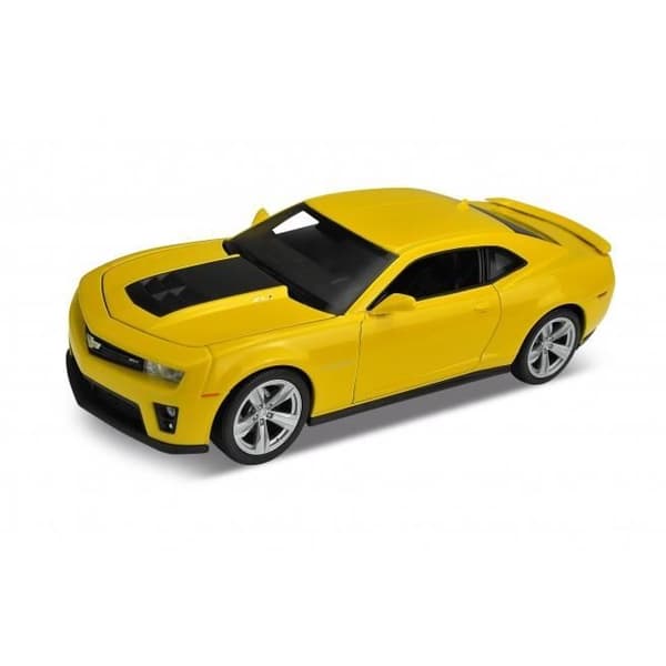 Monterade miniatyrer - Chevrolet Camaro ZL1 gul 1/24 Welly