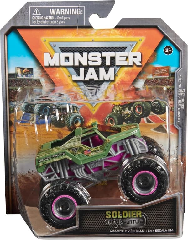 Monster Jam 1:64 Series 35 Soldier Fortune