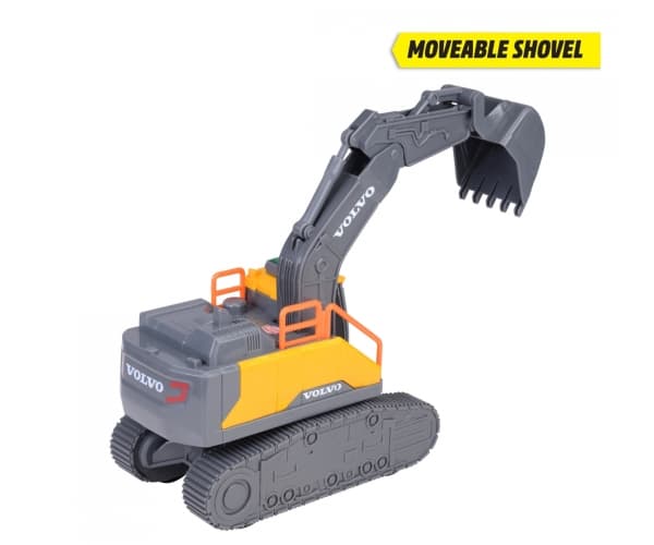 Dickie Toys 203723008, Grävmaskin, 3 År, Grå, Gul
