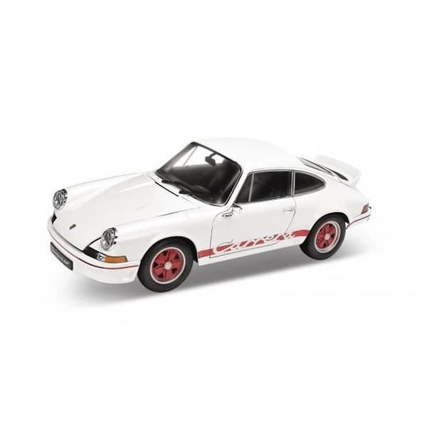 Monterade miniatyrer - Porsche 911 Carrera RS vit 1973 1/18 Welly