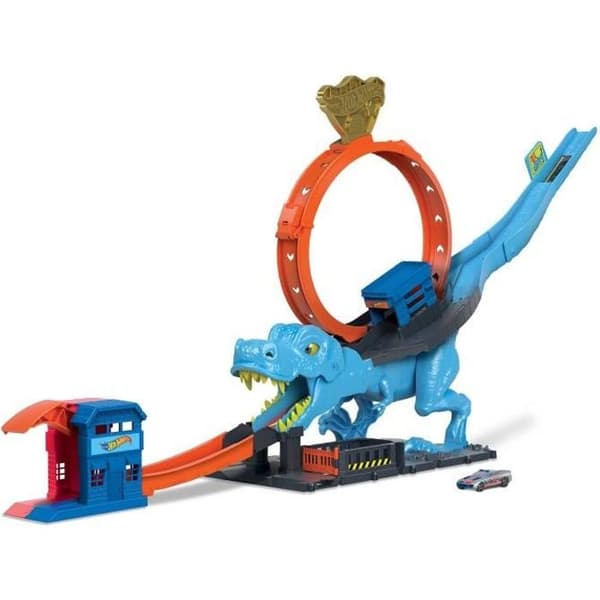 Hot Wheels - Attack of the T-Rex - Set med 1 bil liten bil - Fordon - från 4 år och uppåt