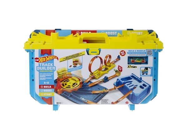 Hot Wheels Track Builder GVG11, Kjøretøy og banesett, 6 år, Plast, Flerfarget