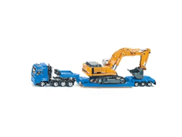 Siku 1:87 Heavy Haulage With Flat-Bed Trailer