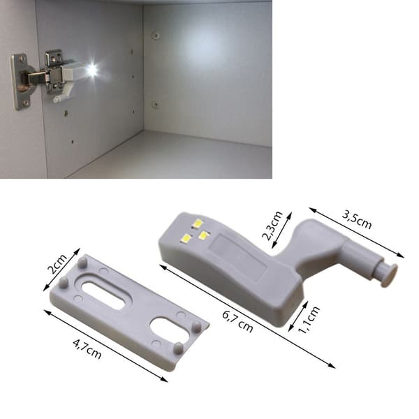 Kök Kökskåp Skåp Garderober LED belysning med batteri 2-pack