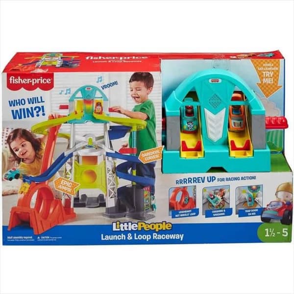 Spårbilar Wheelies Little People Gmj12