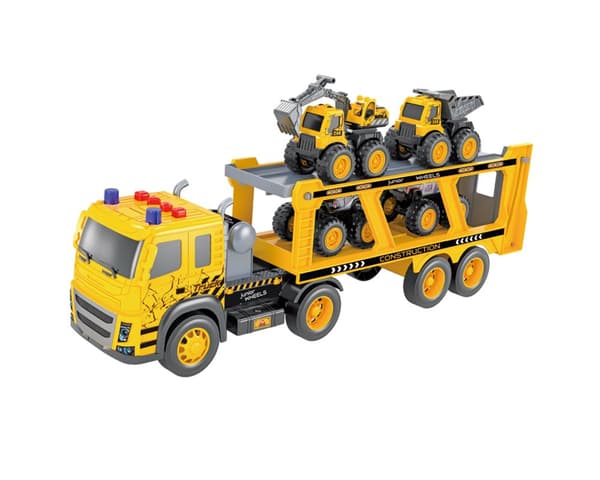 Transportbil och Bilar med Ljud och Ljus Junior Wheels