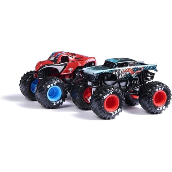 Fordon - Spin Master - 6070555 - 2 Monster Trucks - 1:64 - Marvel - Blandad