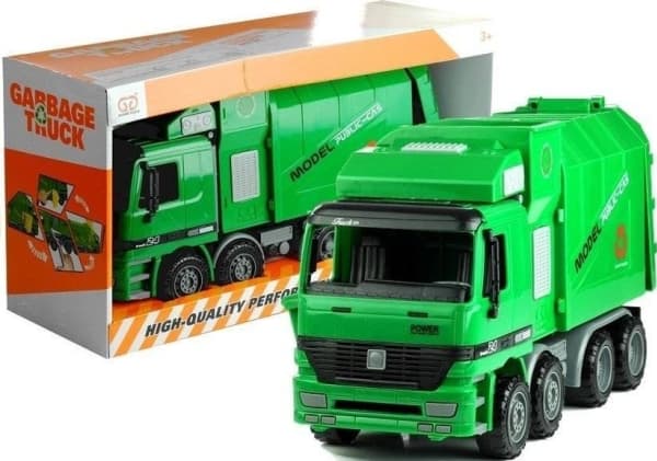 LeanToys Grön sopbil
