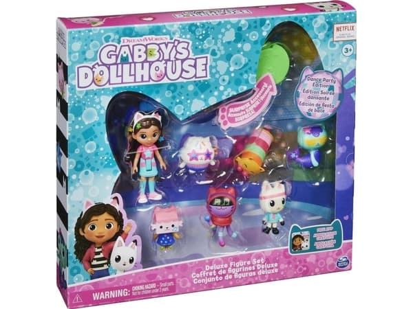 Spin Master GABI CAT PARTY HOUSE SETT 6-PAKK 6064152 WB4