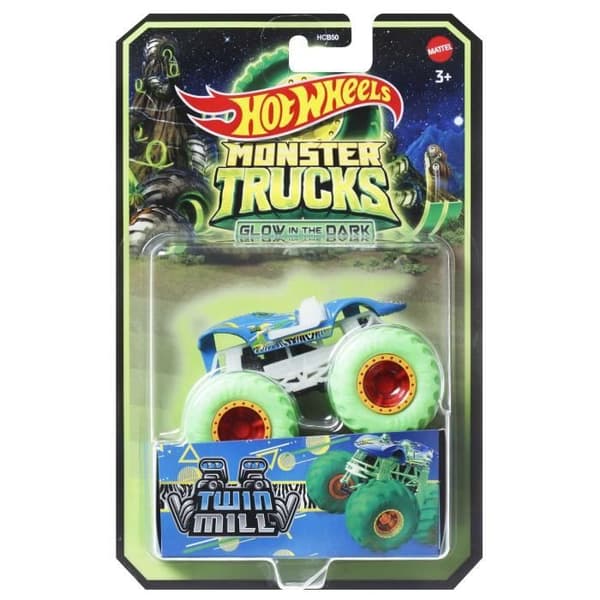 Monstertruck - HOT WHEELS - HCB50 - Flerfärgad - Glow in the dark - Från 3 år
