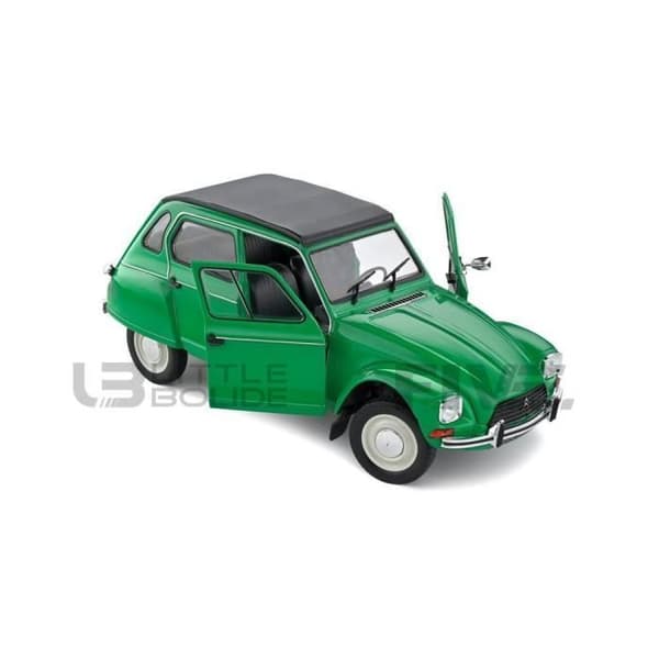 Samlarbil i miniatyr - SOLIDO - CITROEN Dyane 6 - 1976 - Grön - 1/18
