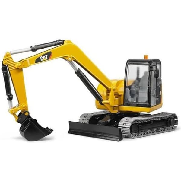 Mini Caterpillar Grävmaskin - Bruder - 1:16 - Band - Gul och Svart