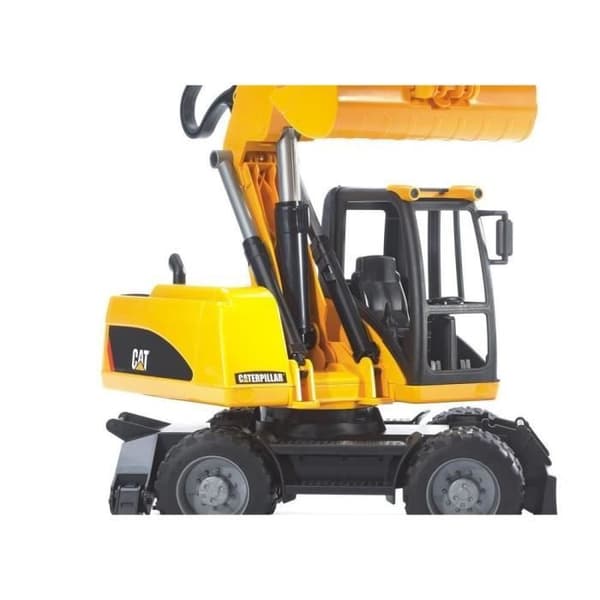 CATERPILLAR grävmaskin på hjul - BRUDER - 2445 - Skala 1:16 - 44 cm - Gul och Svart