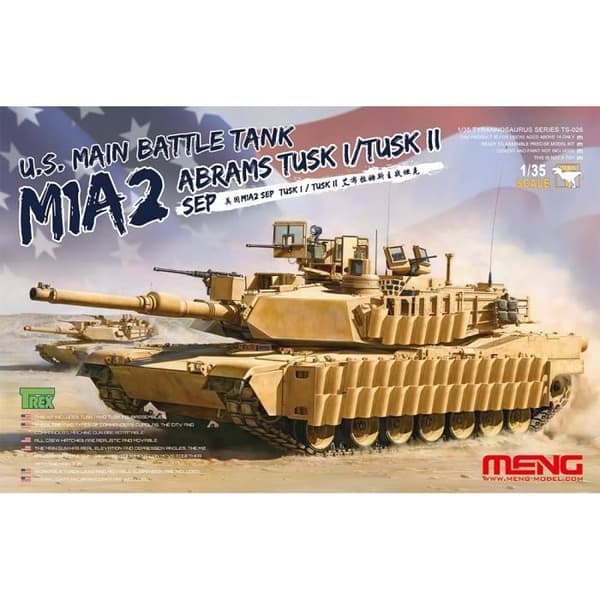 (MNGTS-026) - Meng Model 1:35 - US MBT M1a2 SEP Abrams TUSK I / TUSK II