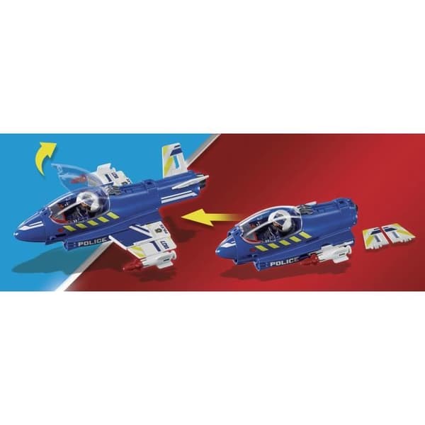 PLAYMOBIL - 70780 - Polisjet och drönare - Flerfärgad - Blå - Playmobil City Action