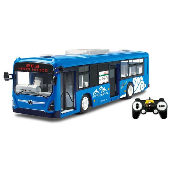 Fjernstyret bybus 1:20 Double Eagle (blå) E635-003