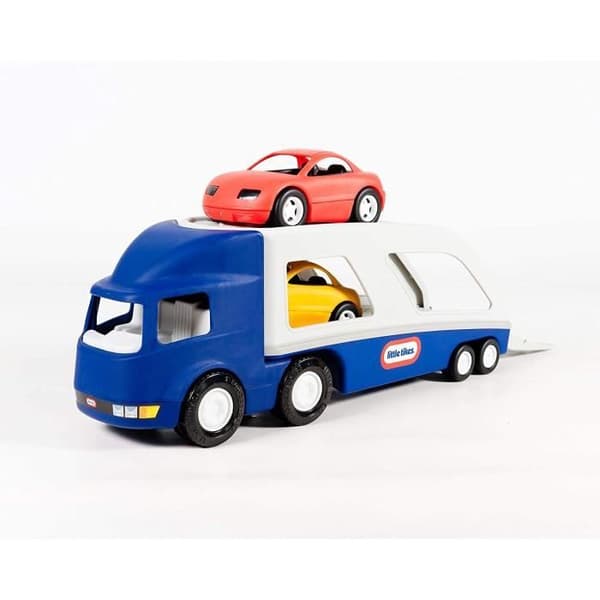 Little Tikes - Stor bilhållare med 2 sportbilar - från 3 år och uppåt