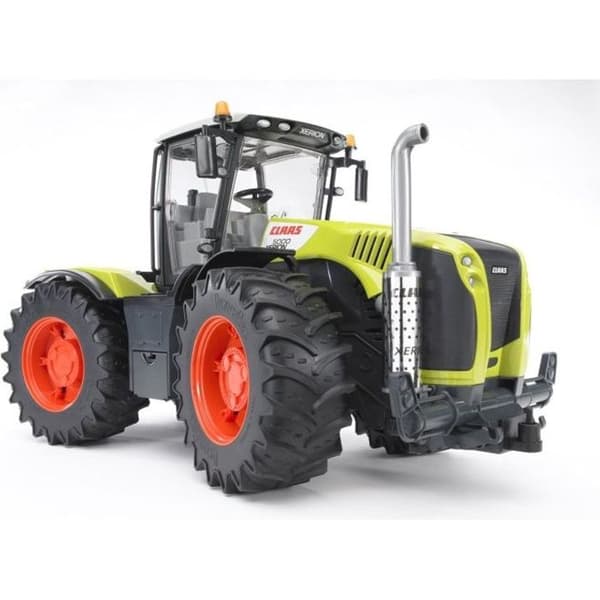 Claas Xerion 5000 Traktor - BRUDER - Leksak för barn från 3 år och uppåt - Öppningsbar huva - Grön