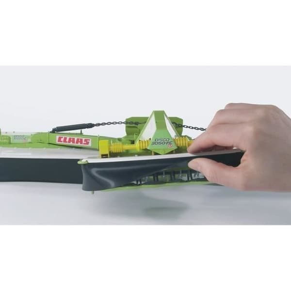 Trippel bakklippare Claas Disc 8550 C Plus - BRUDER - för barn från 4 år och uppåt