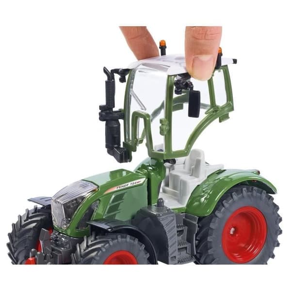 SIKU Fendt 724 Vario traktor - 1/32 skalamodell - Grön och vit - För barn från 3 år och uppåt