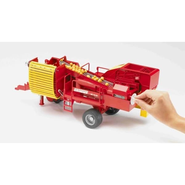 Grimme SE75-30 potatisupptagare - BRUDER - Justerbar i höjdled - Löpband och vev