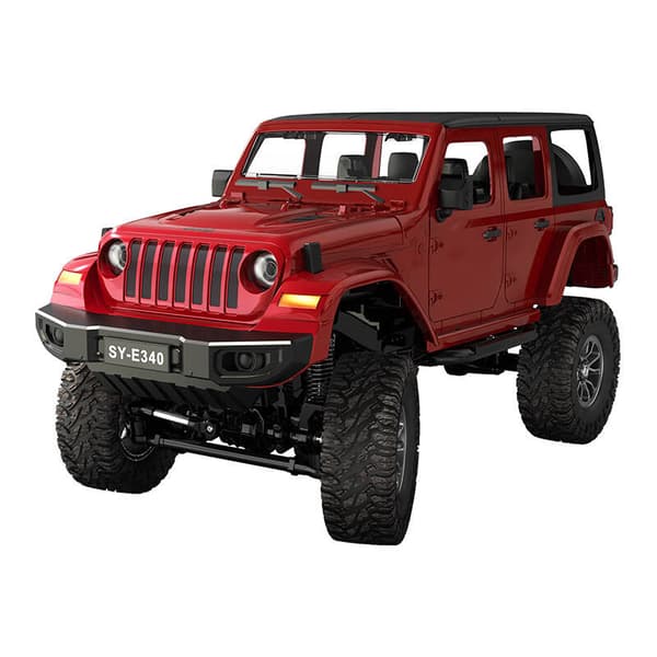 Fjernstyret bil 1:14 Double Eagle (rød) Jeep Crawler Pro E340-003