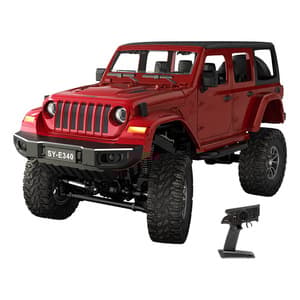Fjernstyret bil 1:14 Double Eagle (rød) Jeep Crawler Pro E340-003